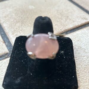 Elegant Pink Stone Ring